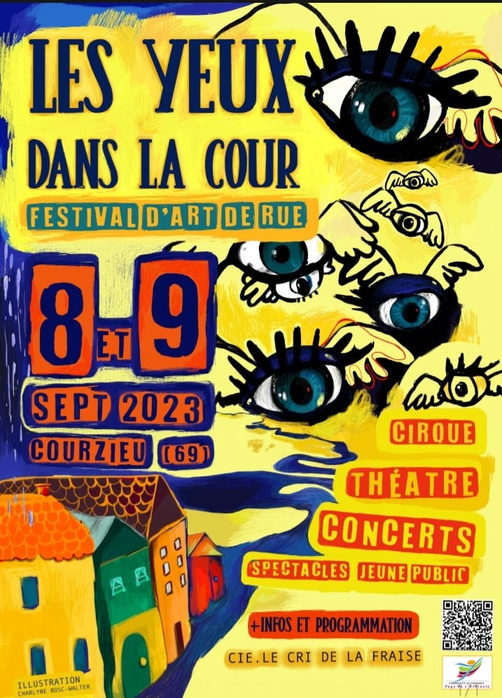 affiche du festival de théâtre de rue de Courzieu